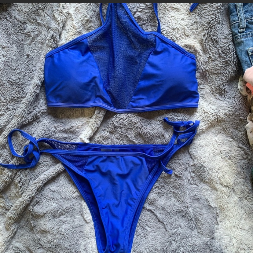 Lulus Blue Bikini Set